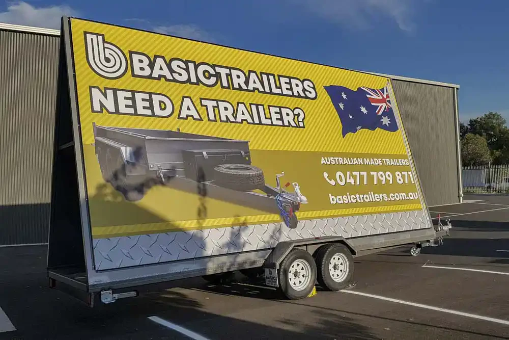 16X5 Tandem Axle Trailers 16X5 Advertising Trailers
